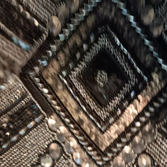 Charming Charlie RSVP Black Jeweled Clutch - Picture 2 of 7